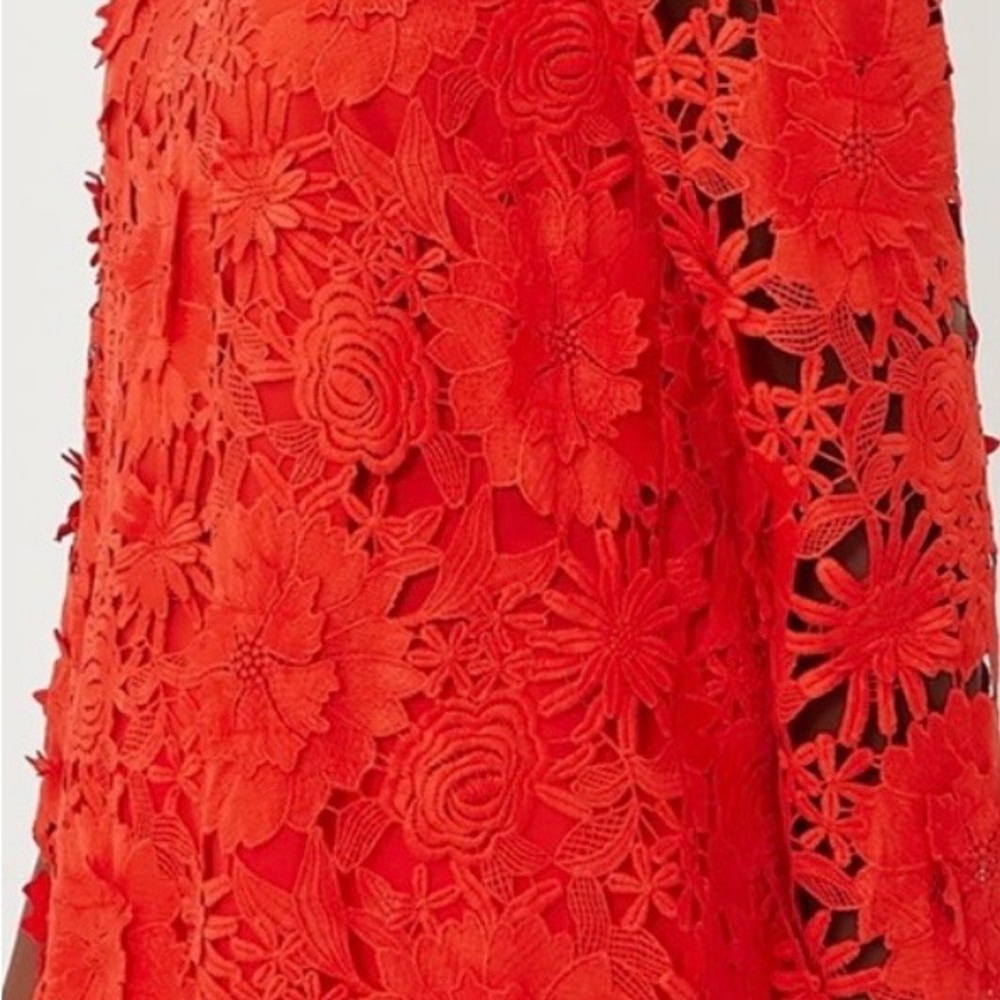 Tuckernuck Red Floral Lace Blouse - Picture 8 of 14
